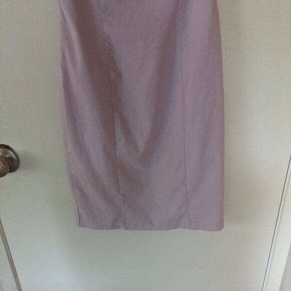 ASOS Light Purple Sleeveless Open Back Bodycon Dress Size 6 EUC - Picture 2 of 12